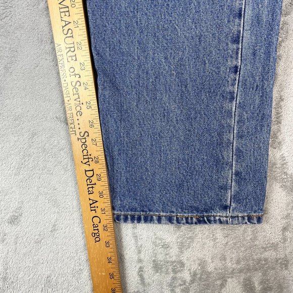 Levi's 505 Mens Regular Fit Straight Leg Denim Jeans Blue Medium Wash Jean - Picture 7 of 7